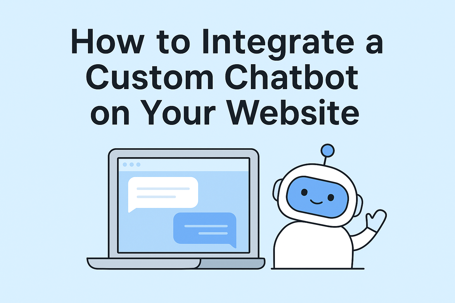 How to Integrate a Custom Chatbot Service on Your Website (Even If You’re Not a Techie)
