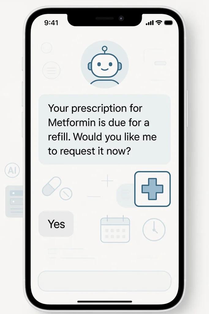 AI Chatbots with prescription renewal 