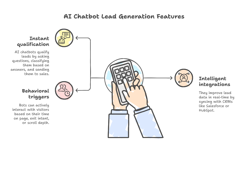 AI Chatbot Lead Generation Features